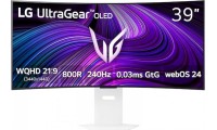 LG 39GX90SA-W-W Ultrawide OLED HDR Curved Monitor 39" QHD 3440x1440 240Hz με Χρόνο Απόκρισης 0.03ms GTG