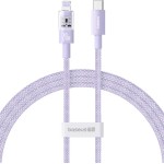 Baseus USB-C to Lightning Cable 20W Μωβ 1m