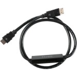 V7 Cable DisplayPort male - HDMI male 1m Μαύρο