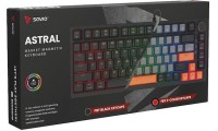 Savio Astral Gaming Πληκτρολόγιο με RGB φωτισμό (Αγγλικό US)