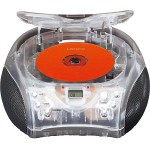 Lenco Φορητό Ηχοσύστημα SCD-24 με CD / MP3 / Ραδιόφωνο σε Διάφανο Χρώμα