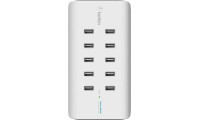 Belkin Βάση Φόρτισης με 10 Θύρες USB-A σε Λευκό χρώμα (Rockstar)