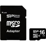 Silicon Power microSDHC 16GB Class 10 with Adapter