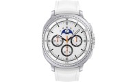 Samsung Galaxy Watch8 Classic LTE Stainless Steel 46mm Αδιάβροχο με eSIM και Παλμογράφο Λευκό
