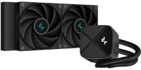 Deepcool LS520S Zero Dark Υδρόψυξη Επεξεργαστή Διπλού Ανεμιστήρα 120mm για Socket AM4/AM5/1700/1200/115x