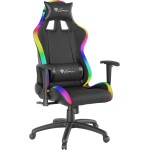 Genesis Trit 500 RGB Καρέκλα Gaming Δερματίνης με RGB Φωτισμό Μαύρη