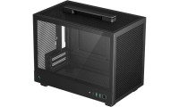Deepcool CH160 Mini Tower Κουτί Υπολογιστή με Πλαϊνό Παράθυρο Μαύρο