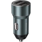 WK Φορτιστής Αυτοκινήτου WP-C36 15W 3.1A με Θύρες: 2xUSB Μπλε