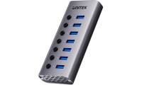 Unitek USB 3.0 Hub 7 Θυρών με σύνδεση USB-A Γκρι