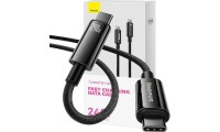Baseus Tungsten Gold USB 2.0 Cable USB-C male - USB-C 240W Μαύρο 3m (CAWJ040201)