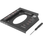 Lanberg Caddy Adapter HDD Frame 5.25" to 2.5" Slim 9.5MM Μαύρο (IF-SATA-10)