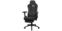 Aerocool Royal AeroWeave Υφασμάτινη Καρέκλα Gaming με Ρυθμιζόμενα Μπράτσα και Υποπόδιο Ash Black