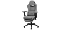 Aerocool Royal AeroWeave Υφασμάτινη Καρέκλα Gaming με Ρυθμιζόμενα Μπράτσα και Υποπόδιο Ash Grey