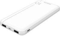 Philips Power Bank 10000mAh με 2 Θύρες USB-A White