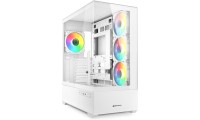Sharkoon AK6 RGB Midi Tower με Πλαϊνό Παράθυρο Λευκό