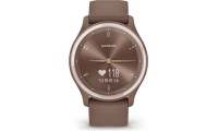 Garmin Vivomove Sport 40mm Αδιάβροχο Smartwatch με Παλμογράφο Cocoa Case and Silicone Band with Peach Gold Accents