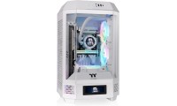 Thermaltake The Tower 250 Gaming Mini Tower Κουτί Υπολογιστή με Πλαϊνό Παράθυρο και RGB Φωτισμό Snow