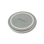 Qoltec Ασύρματος Φορτιστής (Qi Pad) 10W Γκρι (Ring)