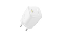 Baseus Φορτιστής Χωρίς Καλώδιο GaN με Θύρα USB-C 45W Power Delivery / Quick Charge 3.0 / SuperCharge Λευκός (PicoGo)