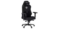 Anda Seat Phantom 3 XL Υφασμάτινη Καρέκλα Gaming με Ρυθμιζόμενα Μπράτσα Μαύρη