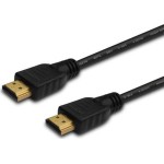 Savio HDMI 1.4 Cable HDMI male - HDMI male 1m Μαύρο