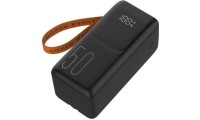 Tracer Vouge5 Power Bank 50000mAh 22.5W με 2 Θύρες USB-A και Θύρα USB-C Μαύρο