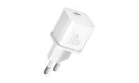 Baseus Φορτιστής Χωρίς Καλώδιο GaN με Θύρα USB-C 30W Λευκός (P10162504213-00)