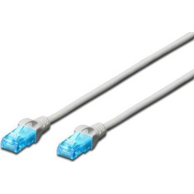 Digitus U/UTP Cat.5e Cable 0.5m Γκρί (DK-1512-005)