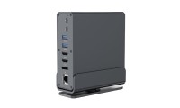 Cablexpert USB-C Docking Station με HDMI/DisplayPort 4K PD Ethernet και σύνδεση 3 Οθονών Γκρι