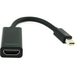 Cablexpert Μετατροπέας mini DisplayPort male σε HDMI female (A-MDPM-HDMIF-02)