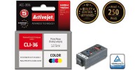 Active Jet Συμβατό Μελάνι Εκτυπωτή InkJet Canon CLI-36 Πολλαπλό (Color) / Μαύρο