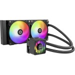Enermax LIQMAXFLO 240 Υδρόψυξη Επεξεργαστή Διπλού Ανεμιστήρα 120mm για Socket AM4/AM5/1700/1200/115x με ARGB Φωτισμό