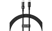 Baseus USB 2.0 Cable USB-C male - USB-C 100W Μαύρο 1m