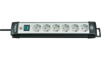 Brennenstuhl Premium-Line 6 Πολύπριζο 6 Θέσεων με Διακόπτη και Καλώδιο 5m