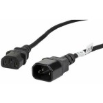 Lanberg IEC C13 - IEC C14 Cable 1.8m Μαύρο CA-C13E-11CC-0018-BK