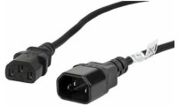 Lanberg IEC C13 - IEC C14 Cable 1.8m Μαύρο CA-C13E-11CC-0018-BK