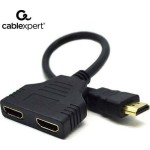 Cablexpert Μετατροπέας HDMI male σε HDMI 2x female (DSP-2PH4-04)