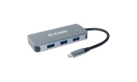 D-Link USB-C Docking Station με HDMI 4K PD Ethernet Γκρι (DUB-2335)