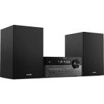 Philips Ηχοσύστημα 2.0 Micro Music System TAM4505M2/12 60W με CD Player και Bluetooth Μαύρο