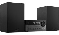 Philips Ηχοσύστημα 2.0 Micro Music System TAM4505M2/12 60W με CD Player και Bluetooth Μαύρο