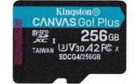 Kingston microSDXC 256GB Class 10 U3 V30 A2 UHS-I με αντάπτορα