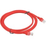 Lanberg U/UTP Cat.5e Καλώδιο Δικτύου Ethernet 2m Κόκκινο