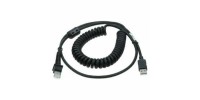 Datalogic Cable, USB Type-A,TPUW, Coiled, 2.4m, Black (90A052285)