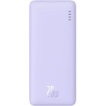 Baseus Airpow Power Bank 10000mAh 20W με Θύρα USB-A και Θύρα USB-C Power Delivery Μωβ