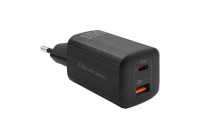 Qoltec Φορτιστής Χωρίς Καλώδιο με Θύρα USB-A και Θύρα USB-C 65W Quick Charge 3.0 Μαύρος (50766)