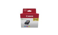 Canon CLI-521 Πακέτο 3 Μελανιών Εκτυπωτή InkJet Κίτρινο / Κυανό / Ματζέντα (2934B015)