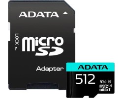Adata Premier Pro microSDXC 512GB Class 10 U3 V30 A2
