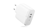 Alogic Φορτιστής Χωρίς Καλώδιο με 2 Θύρες USB-C 63W Power Delivery Λευκός (WCG2X63-EU)