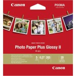 Canon PP-201 Φωτογραφικό Χαρτί Plus Glossy II Paper 265gr/m² για Εκτυπωτές Inkjet 20 Φύλλα