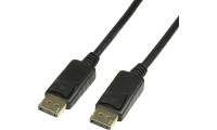 LogiLink Cable DisplayPort male - DisplayPort male 10m Μαύρo